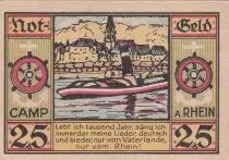 Alemania 25 Pfennig - Camp Bornhofen - Notgeld - 1921