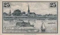Alemania 25 Pfennig - Orsoy - Notgeld - 1921