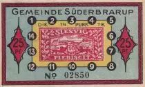 Alemania 25 Pfennig - Suderbrarup - Notgeld - 1921