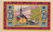 Alemania 25 Pfennig - Zeulenroda - Notgeld - 1921