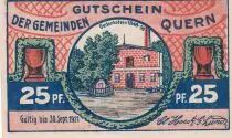 Alemania 25 Pfenning - Quern - Notgeld - 1921