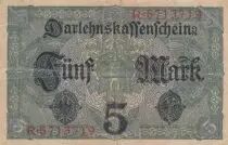 Alemania 5 Mark - Woman, crown - 1917 - Serial R - P.56b