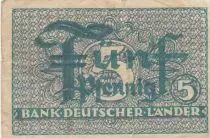 Alemania 5 Pfennig - Bank Deutscher Lander - 1948 - P.11a