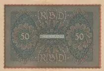 Alemania 50 Mark Head of woman - 1919 - Reihe 2 - Varial number