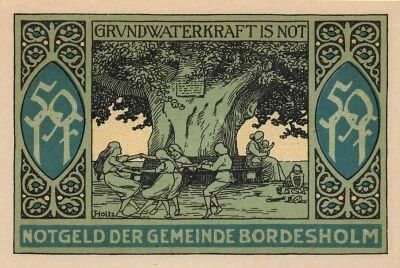 Alemania 50 Pfennig - Bordesholm - 1921 - Notgeld