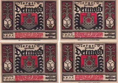 Alemania 50 Pfennig - Detmold - Notgeld - 1920 - UNC.