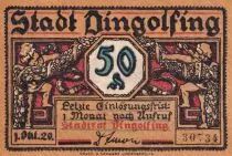 Alemania 50 Pfennig - Dingolfing - Notgeld - 1920