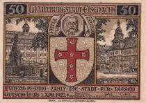 Alemania 50 Pfennig - Eisenach - Notgeld - 1922
