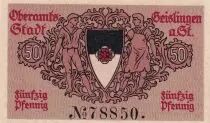 Alemania 50 Pfennig - Geislingen - Notgeld - 1918