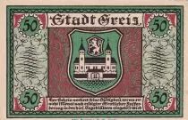 Alemania 50 Pfennig - Greiz - Notgeld - 1921