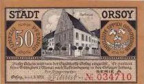 Alemania 50 Pfennig - Orsoy - Notgeld - 1921
