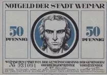 Alemania 50 Pfennig - Weimar - Notgeld - 1921