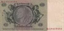 Alemania 50 Reichsmark - David Hansemann - 1933 - Serial M