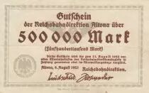 Alemania 500 000 Mark - City of Karlsruhe - Weiman\'s republic - 1923