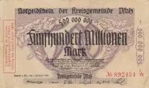 Alemania 500 millionen Mark - City of Pfalz - Number 892454 - 1923