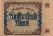 Alemania 5000 Mark - Spinelli - 16-09-1922 - Serial E E - F+ - P.77