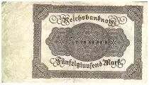 Alemania 50000 Mark Burgermaster Brauweiler - 1922 Serial B