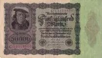 Alemania 50000 Mark Burgermaster Brauweiler - 1922 Serial B