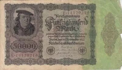 Alemania 50000 Mark Burgermaster Brauweiler - 1922 Serial B