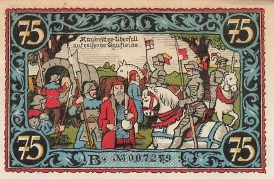 Alemania 75 Pfennig - Friesack - 1921 - Notgeld