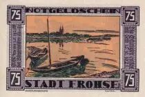 Alemania 75 Pfennig - Frohse am Elbe - Notgeld - 1921