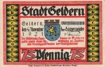 Alemania 75 Pfennig - Geldern - Notgeld - 1921