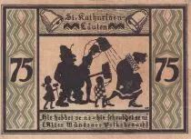 Alemania 75 Pfennig - Hann. M&uuml;nden - Notgeld - 1922