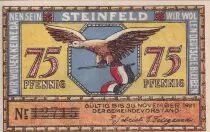 Alemania 75 Pfennig - Steinfeld - Notgeld - 1921