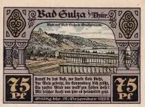 Alemania 75 Pfennig - Sulza - Notgeld - 1921