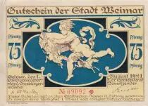 Alemania 75 Pfennig - Weimar - Notgeld - 1921