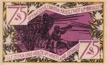 Alemania 75 Pfennig - Zeulenroda - Notgeld - 1921