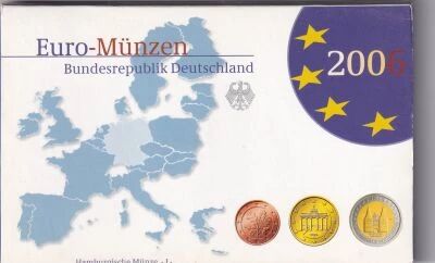 Alemania BE Euro 2006 Coin Set - 1 cent to 2 euros + 2 euros commemorative coin - Atelier J