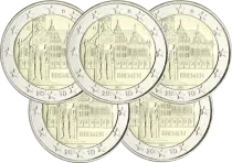 Alemania Pack of 5 x 2 Euros Comm&eacute;mo. 2010 - Bremen (all 5 workshops)