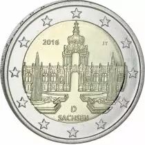Alemania Pack of 5 x 2 Euros Comm&eacute;mo. 2016 - Saxony (all 5 workshops)