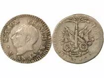 Alexandre P&eacute;tion - 25 Silver Centimes - Year 14