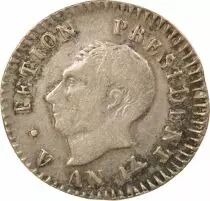 Alexandre P&eacute;tion - 25 Silver Centimes - Year 14