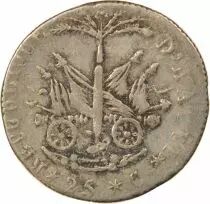 Alexandre P&eacute;tion - 25 Silver Centimes - Year 14
