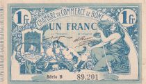 Algeria 1 Franc - Chambre de commerce of Bône - 1915 - Serial B - P.138.3