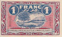 Algeria 1 Franc - Chambre de commerce of Bougie-Setif - 1918 - Serial A.17 - P.139.6