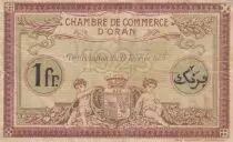 Algeria 1 Franc - Chambre de commerce of Oran - 14-02-1923 - Serial 290.638