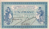 Algeria 1 Franc - Chambre de commerce of Philippeville - 1914 - P.142.4