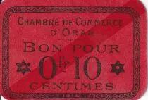 Algeria 10 Centimes - Chambre de Commerce d\'Oran - 1916 - UNC - 141.49