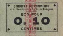 Algeria 10 Centimes Syndicat du Commerce et de l\'Industrie -Mostaganem