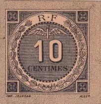 Algeria 10 C&eacute;ntimos - C&aacute;mara de Comercio - Bougie - S&eacute;tif - 1916