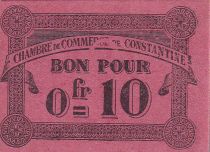 Algeria 10 Cents - Chambre de commerce of Constantine - 1915 - P.140.47