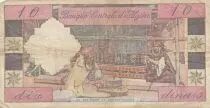 Algeria 10 Dinars - Stork - Serial W.478 - 1964 - P.123a