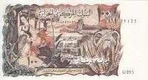 Algeria 100 Dinars  - Farmer - Deer - 1970 - P.128b