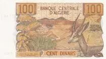 Algeria 100 Dinars  - Farmer - Deer - 1970 - UNC - P.128b