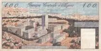 Algeria 100 Dinars - Alger harbor - 1964 - Serial D.1957 - VF to XF - P.125a