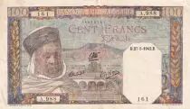 Algeria 100 Francs - Algerian -  1942 - Série A.988